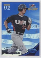 2013 USA Baseball Champions Certified National Team Mirror Blue Willie Abreu 0t2