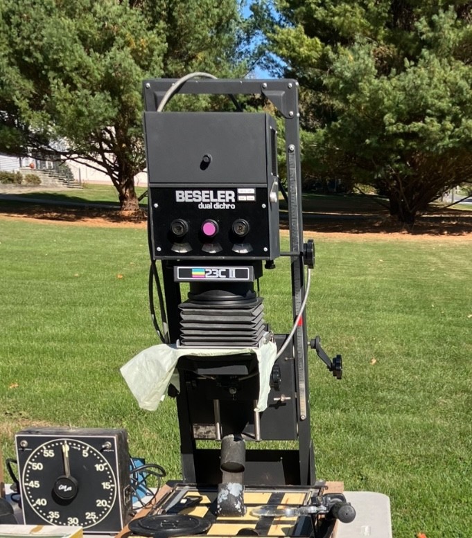 beseler 23c ii darkroom photo enlarger - one owner - not tested