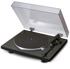 Denon DP-300F Fully-Automatic Belt-Drive Turntable w/ Pre-Mounted Cartridge Bu
