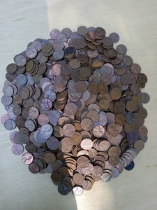 1,000 Bulk Lincoln Copper Pennies 1959-1981 PLUS 5 WHEATS