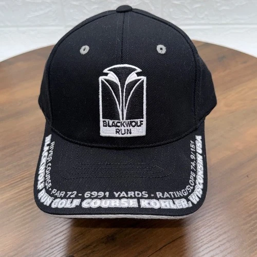 Vintage American Needle Blackwolf Run Golf Hat River Crse. SAMPLE Not For Resale image 3