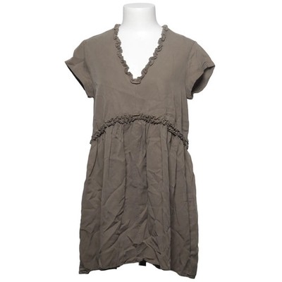 Zara Basic, Kleid, Größe: S, Z1975 Denim, Grau, Einfarbig, Damen #BVu