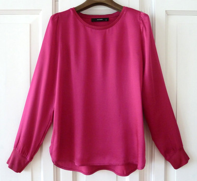 Hallhuber  - minimalistische Bluse - pink - Größe XS / 34 - neu !