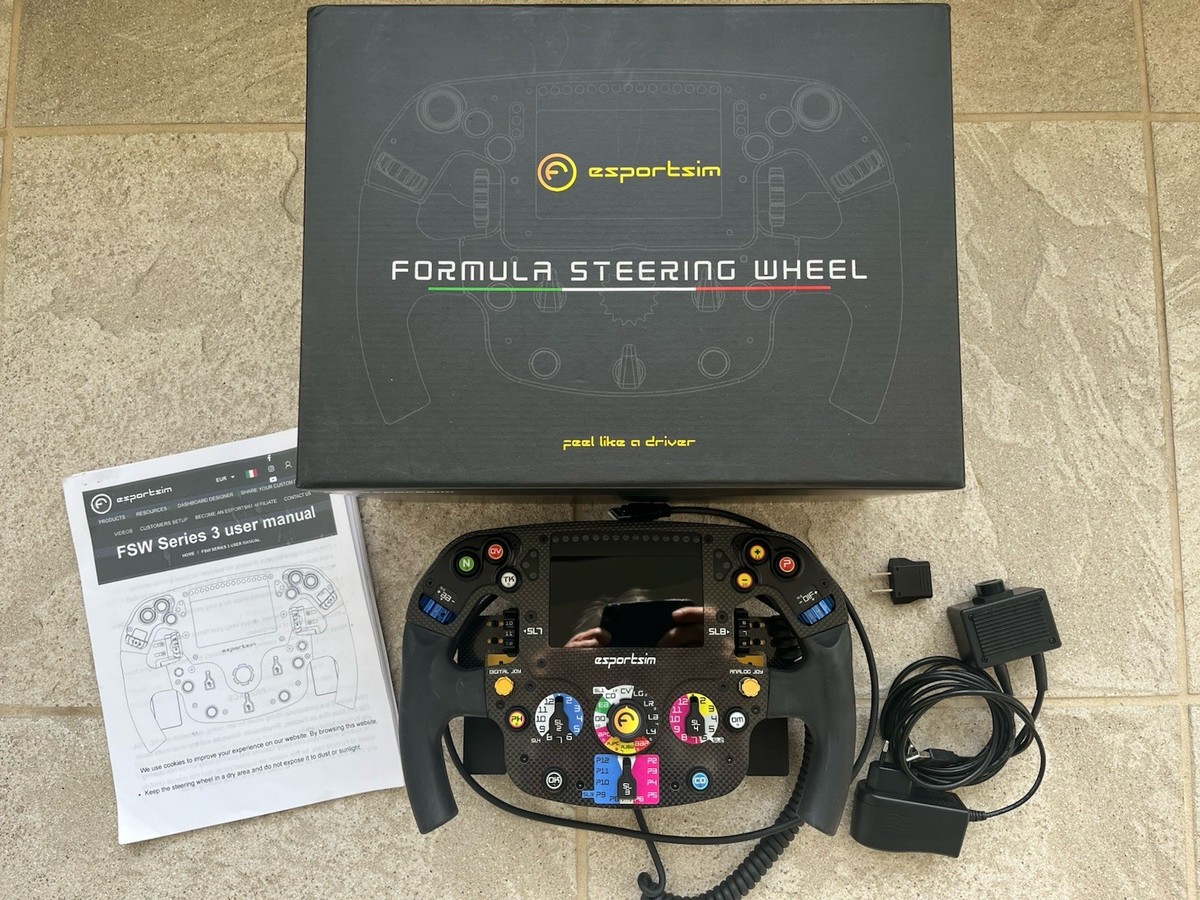 ESPORTSIM FORMULA STEERING WHEEL SERIES 3 | eBay