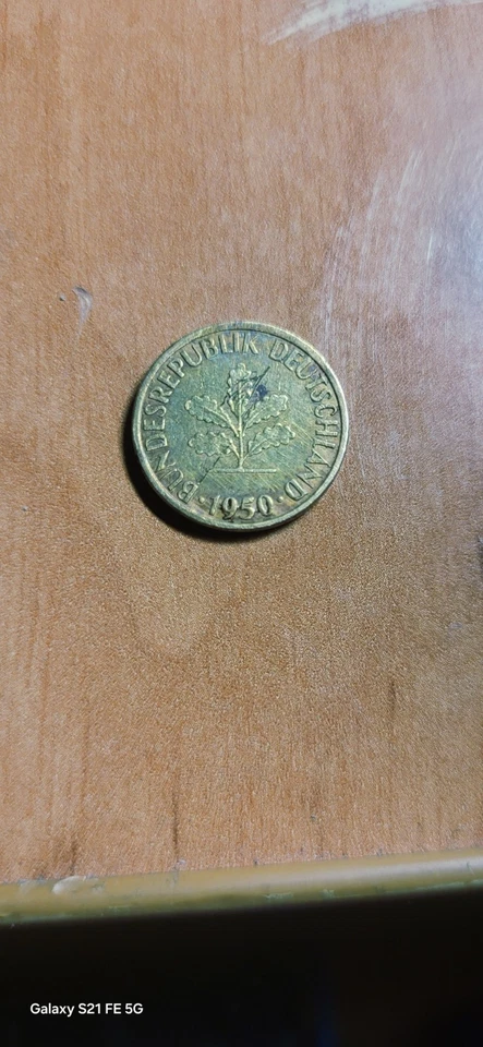 5 Pfenning 1950 J,5 Pfennig 1950 G, 5 Pfennig 1950F, - Bild 2 von 4