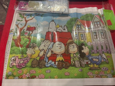 5D DIY Diamond Art Painting, Full Rhinestones Craft-Peanut Characters 40cmx30cm