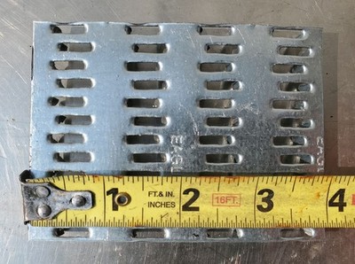 15 QTY Eagle Metal Truss - Mending Plates 3'' X 4'' Construction Tooth Connector