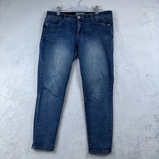 Wit Wisdom Jegging Jeans Womens Size 16 Mid Rise Stone Wash Denim Blue
