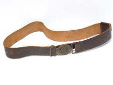 Vintage Official Boy Scouts Canada Leather Belt  Buckle