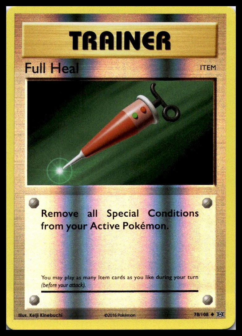 Full Heal 78/108 XY - Evolutions Reverse Holo Pokemon Card | NM