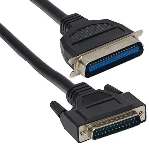 ATIVA IEEE 1284 PARALLEL PRINTER CABLE, 6 FT 828-530 - BLACK - Image 2 of 3