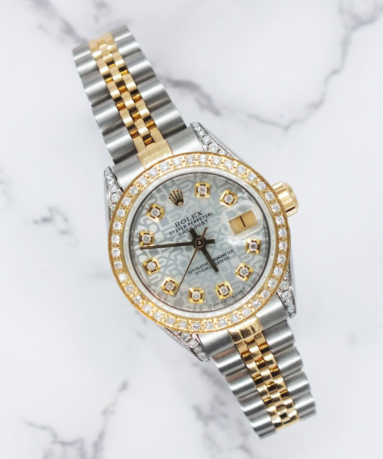 Rolex Datejust 'Fully Loaded' Silver Bezel