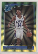 2018-19 Panini Donruss Rated Rookies Holo Green & Yellow Laser Allonzo Trier fm0