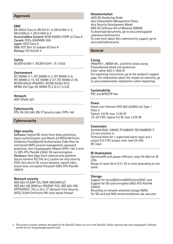 AXIS P1467-LE BULLET KAMERA - Bild 5 von 6