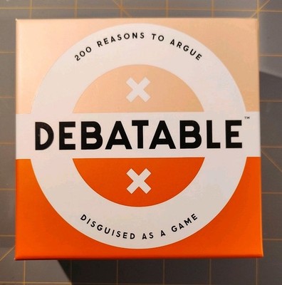 Debatable Social Game Set by Galison and Brass Monkey (2022, Game) Brand New 