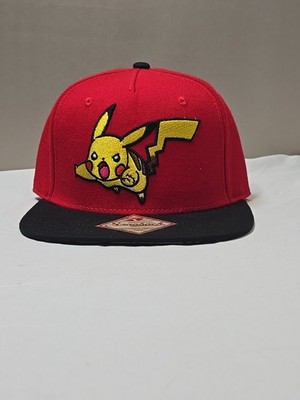 Pokemon Hat red with Pikachu. Licensed Hat New with tag 2016