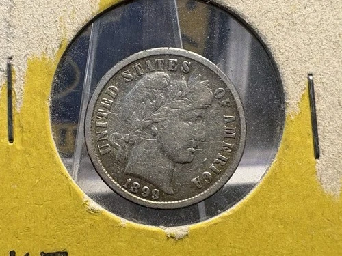 1899 Barber Dime silver coin