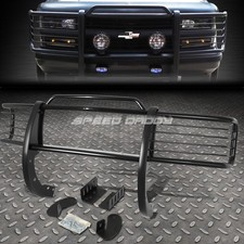 For 88-99 Chevygmc Ck Gmt400 Black Coated Mild Steel Front Bumper Grille Guard