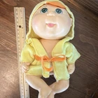 Cabbage Patch Kids Baby Doll 14 in Yellow Hooded Robe by Xavier Roberts