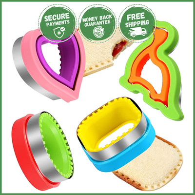SANDWICH CUTTER AND SEALER PREP TOOL Easy Press Food Maker Reusable Baking Tool