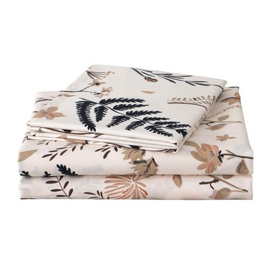 JSD Boho Floral Printed King Sheet Set Extra Deep Pocket