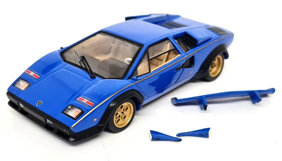 Coche modelo diecast Ixo 1/43 Lamborghini Countach LP400S 1978 Walter Wolf azul KB Foto 3 de 4