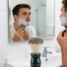 Men Shaving Brush Lightweight Professional Shave Brush for Men Daily Use Dad