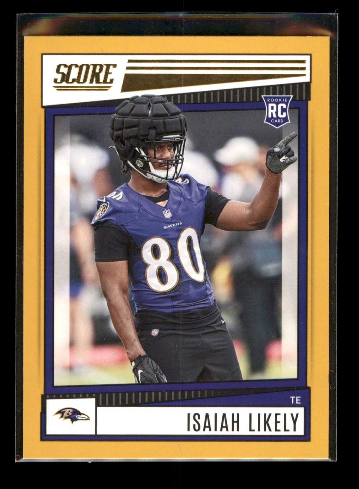 Isaiah Likely Panini Score #372 Orange