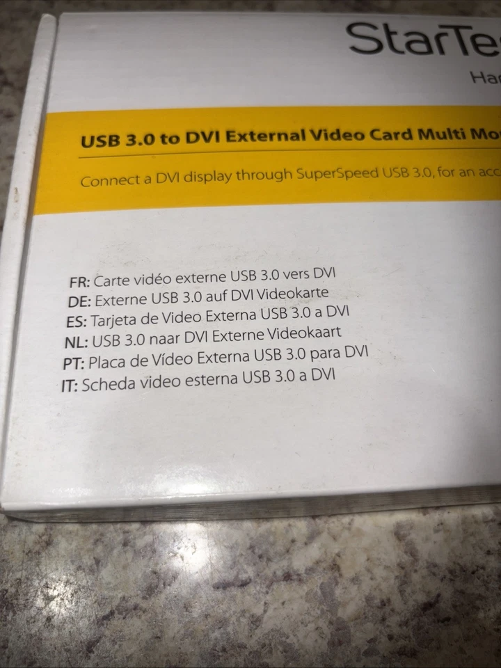 StarTech USB32DVIPRO USB 3.0 to DVI External Video Card Multi Monitor Adapter - Image 2 of 4