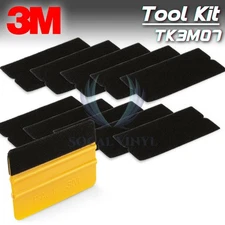 3M Gold Squeegee Applicator Tool Replaceable Felt Edge Tips x10 Vinyl Wrap Kit