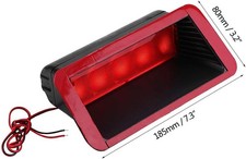 Universal Third Brake Light 5 LED 12V Universal Car High Mount Rear Third 3rd