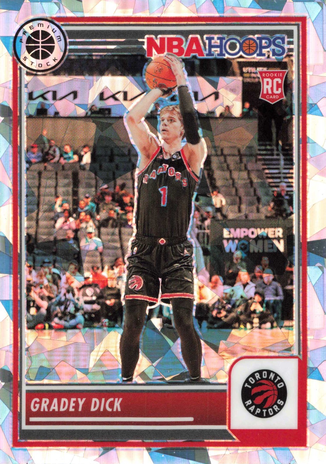 2023-24 Panini Nba Hoops Premium Stock - Gradey Dick #251 Ice Prizm (RC)