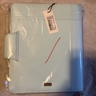 NEW Kikki.k Leather  Personal Planner/ MINT /White Ring Binder