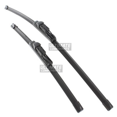 Front Windscreen Aero Wiper Blades Set Fits Skoda Fabia NJ 2014-2022 Exact Fit