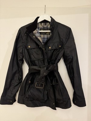 Belstaff Trialmaster Damen Jacke Größe 36 (ital. 42 )Schwarz 