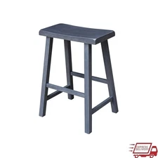 Solid Wood Counter Height Stool Adjustable Kitchen Bar Stool Comfortable Seating