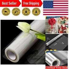 Elegant Clear Cellophane Wrap Roll 16" x 200' - 3Mil Thick for Stunning Gifts
