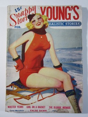 Snappy Stories & Youngs Magazine, V. 66 #10, Feb. 1943  VG  Enoch Bolles Cover!