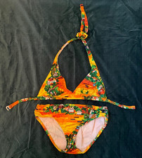 True vintage mod hippie flower floral bikini XXS JC Penney swimsuit 60s 70s