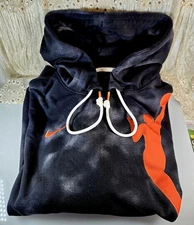 Nike Men's XXL Team 13 Black Tie Dye Dri-Fit WNBA Pull Over Hoodie 58"C