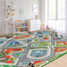 Large Kids Carpet Play Mat Rug for Playroom, 48'' x 71'  Car Rugs Mat for Kid...