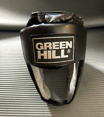 Green Hill Box-Kopfschutz / Headgear Kopfschutz Schwarz