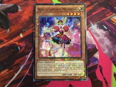 Yu-Gi-Oh! Solo la Cantante Melodiosa Effect 1st Ed SH7-IT030 Konami 1600/1000