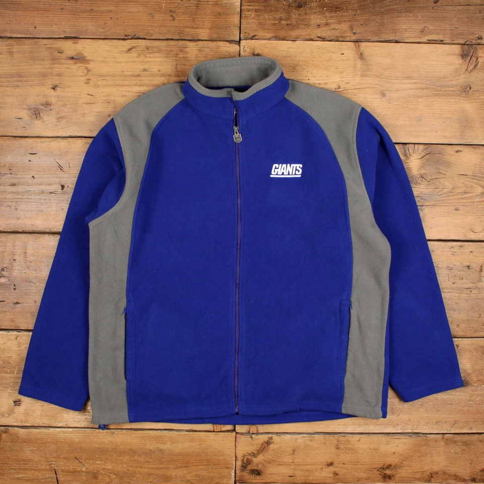 Vintage NFL Fleece Jacket XL NFL New York Giants Blue