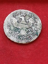 SICILIA PALERMO 2 TARI' 1736 CARLO DI BORBONE RARO ARGENTO