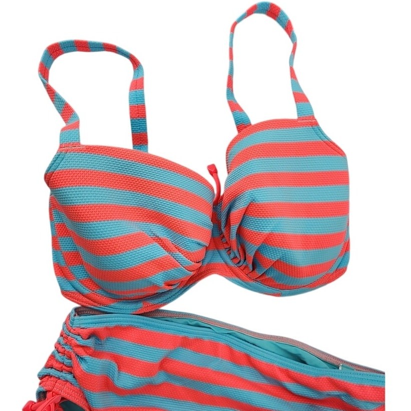EUC PrimaDonna Swim Capri Bikini Swimsuit Set Top G Padded Cup Bottoms Small View 6