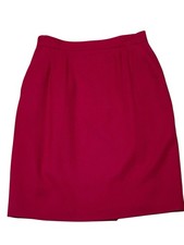 Vintage Pure Wool Norton McNaughton Petite Pencil Skirt Women's 12 Classy