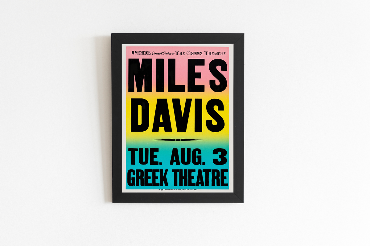 Miles Davis Vintage Concert Poster | eBay