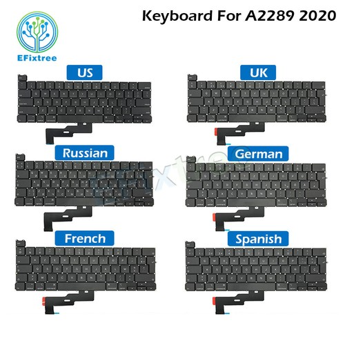 2020 Year A2289 Keyboard For Macbook Pro Retina 13" A2289 Keyboards EMC 3459 - Afbeelding 1 van 11