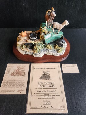 LOWELL DAVIS KING OF THE MOUNTAIN LIMITED EDITION 750 FIGURE NEW IN ORIGINAL BOX
